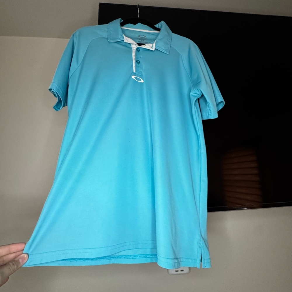 Oakley Men's Blue Polo Shirt